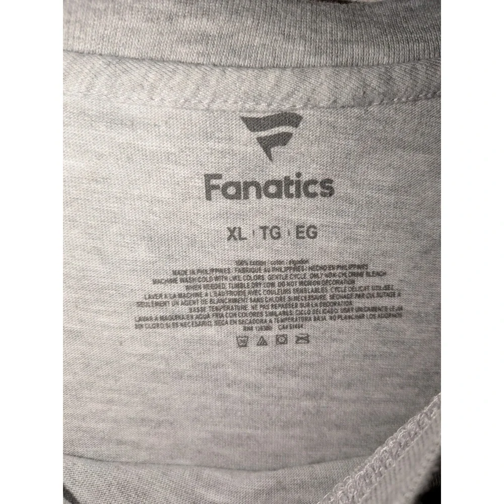 Fanatics Baltimore Ravens NFL Graphic T-Shirt Mens XL Heather Gray‎ Short Sleeve